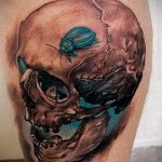 Egy meglévő bogár tetoválás egyedi változata - a rajz alkalmas a bogár tetoválására a lábán