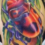 A kész bogár tetoválás eredeti változata - a rajz alkalmas egy szarvasbogár tetováláshoz