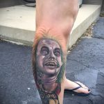 Az alkalmazott bogár tetoválás eredeti változata - a rajz alkalmas a lábán lévő bogár tetoválásra