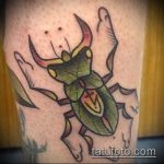 A bogár tetoválás tesztpéldája - a rajz egy sündisznó bogár tetováláshoz alkalmas