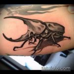 A kész bogár tetoválás hűvös változata - a rajz alkalmas a bogár tetoválására a karon