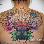 A kész bogár tetoválás hűvös változata - a rajz alkalmas bogár tetoválásra a lábán