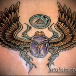 Jó példa a meglévő bogár tetoválásra - a rajz alkalmas májusi bogár tetováláshoz