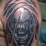 A bogár tetoválás érdekes változata - a rajz alkalmas az orrszarvú bogár tetoválására