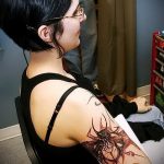 A kész bogár tetoválás tesztverziója - a rajz alkalmas szarvasbogár tetováláshoz