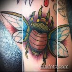 Az alkalmazott bogár tetoválás hűvös változata - a rajz alkalmas bogár tetováláshoz a csuklón