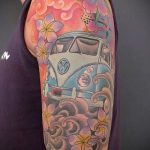 Eredeti példa egy bogár tetoválásra - a rajz alkalmas egy skarabeus bogár tetoválásra