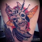 A bogár tetoválás remek példája - a rajz alkalmas a bogár tetoválására a karon