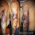 A kivitelezett daru tetoválás érdekes változata - a rajz alkalmas daru tetoválásra a hátán