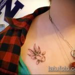 Jó példa egy meglévő aranyhal tetoválásra - a rajz alkalmas egy horgolt aranyhal tetoválásra