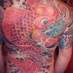 A meglévő aranyhal tetoválás hűvös változata - a rajz alkalmas aranyhal tetoválásra a bokán