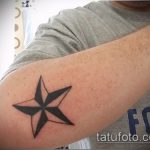 A csillag tetoválás menő változata a könyökön - a rajz alkalmas csillag tetoválásra a könyök jógán