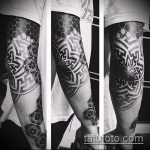 Egy remek példa egy létező csillagtetoválásra a könyökön - a rajz alkalmas csillag tetoválásra a könyökön 4 betű