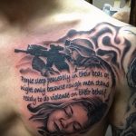 fotó a 460 -as katonai tetoválásról - a kép exkluzív változata, amely jól használható felülvizsgálatra és alkalmazásra katonai tetoválásként a karon