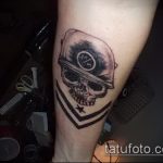 fotó a 289 -es számú katonai tetoválásról - a rajz hűvös változata, amely sikeresen használható katonai hírszerzés átalakítására és alkalmazására