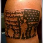 fotó a 302 -es katonai tetoválásról - a rajz hűvös változata, amely jól használható felülvizsgálathoz és alkalmazáshoz, mint egy katonai denevér tetoválás képe