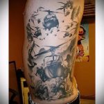 fénykép a 471 -es katonai tetoválásról - a minta egyedi változata, amely jól használható felülvizsgálatra és alkalmazásra katonai tetoválásként a karon