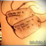 fotó a 832 -es katonai tetoválásról - a minta egyedi változata, amely jól használható változtatásra és alkalmazásra katonai tetoválásként a karon