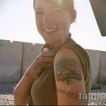 fotó a 321 -es számú katonai tetoválásról - a minta érdekes változata, amely jól használható átalakítására és tetoválásként történő alkalmazására katonai témában