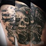 fotó a 256 -os katonai tetoválásról - a minta egyedi változata, amely jól használható a haditengerészet tetoválásaként történő feldolgozására és alkalmazására