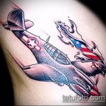 fotó a 485 -ös katonai tetoválásról - a minta egyedi változata, amely jól használható átalakításra és alkalmazásra katonai tetováló skorpióként