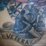 fotó a 71. számú katonai tetoválásról - a kép hűvös változata, amely sikeresen használható átalakításra és alkalmazásra katonai tetováló skorpióként