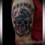 fotó a 725 -ös katonai tetoválásról - a minta exkluzív változata, amely könnyen használható felülvizsgálathoz és alkalmazáshoz, mint a haditengerészet tetoválása