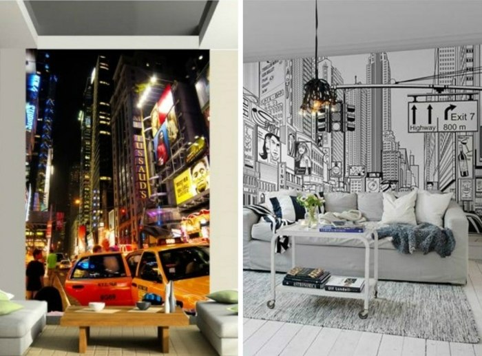 Fototapeta New York čierna a biela alebo farebná Fotografická tapeta inšpiráciou k životu