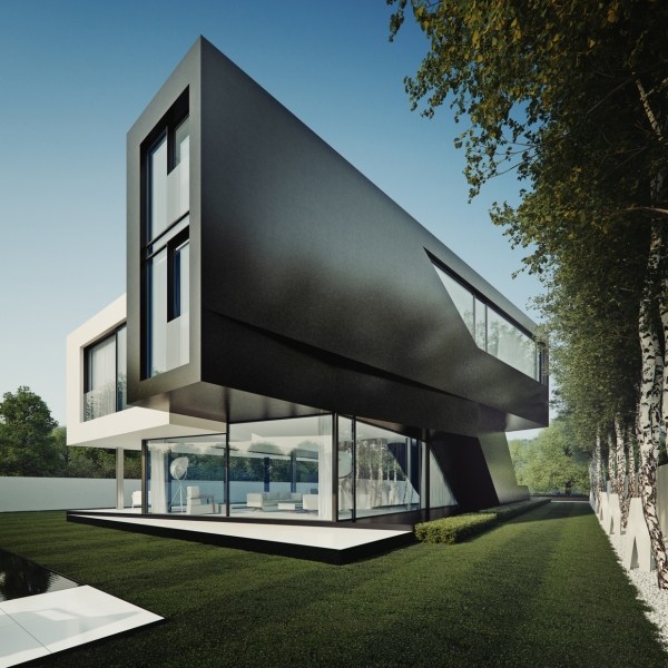 Cut-house pevný stavebný projekt-3d Nowak