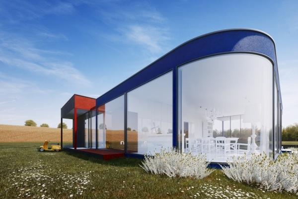 Vizualizácia letného domu Michal-Nowak 3d