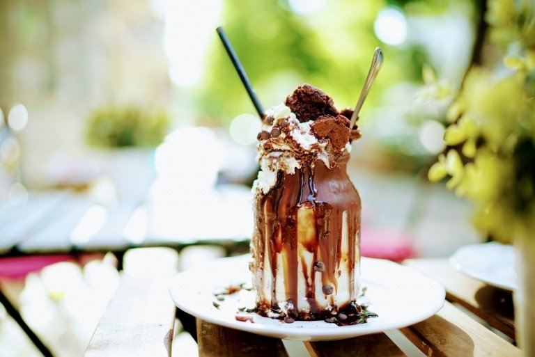 Sušienky Recept na kokteil Banánový mliečny šľahačkový letný dezert