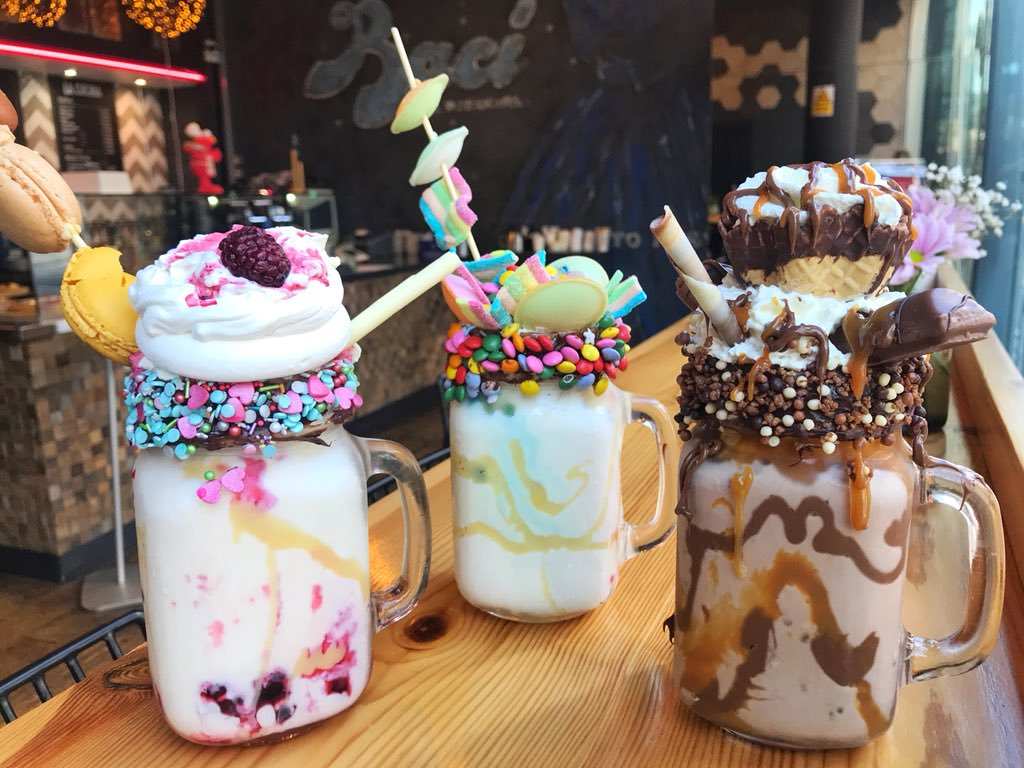Freakshake Recept Čokoládová tyčinka Milkshake Vanilka