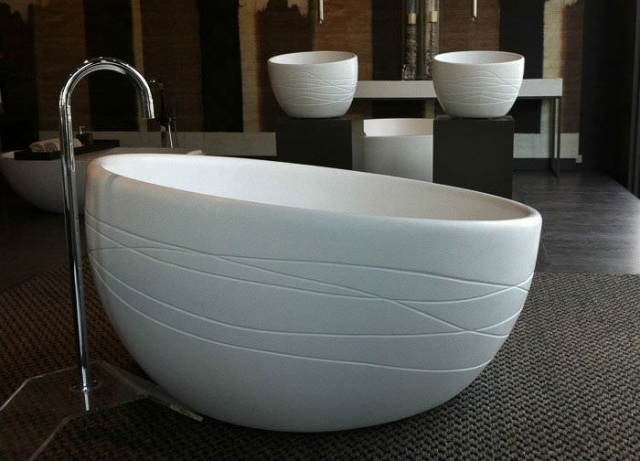 Vaňa biely hniezdo-apaiser Kúpeľňové armatúry Faucet z nehrdzavejúcej ocele