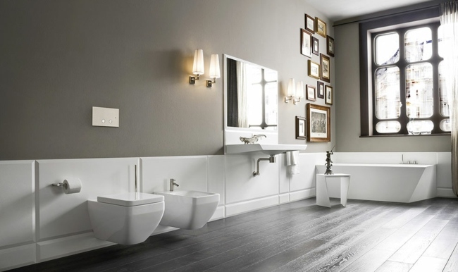 Osvetlenie podlahových dosiek do kúpeľne