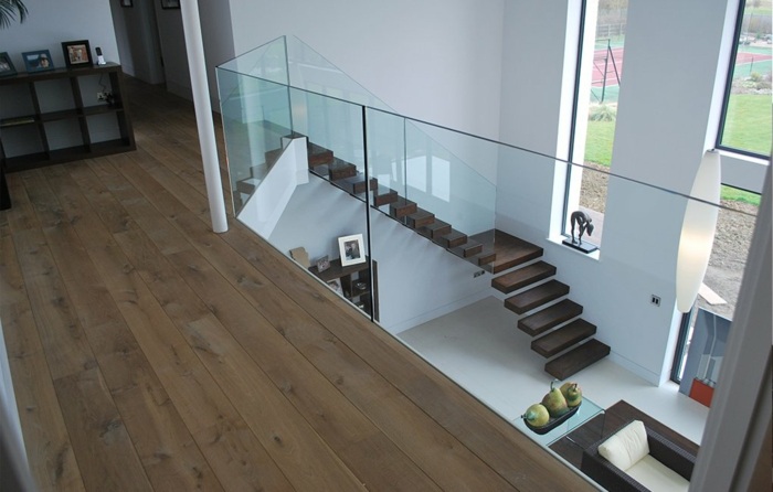 konzolové schodisko nápady na moderný dom