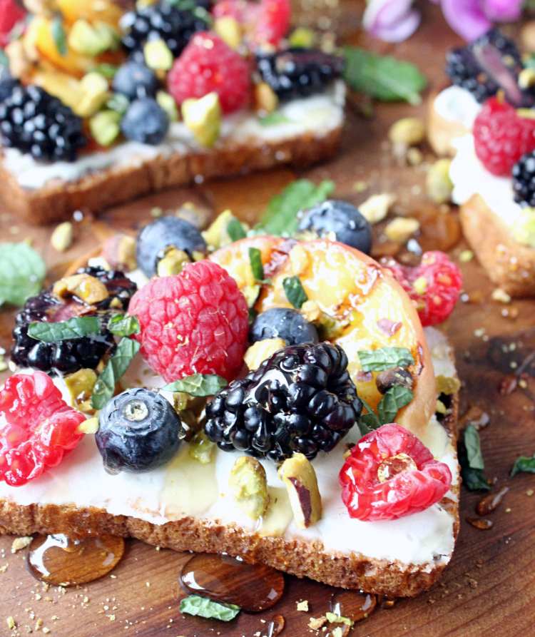 francúzsky toast sladký recept bobule pistáciový syr