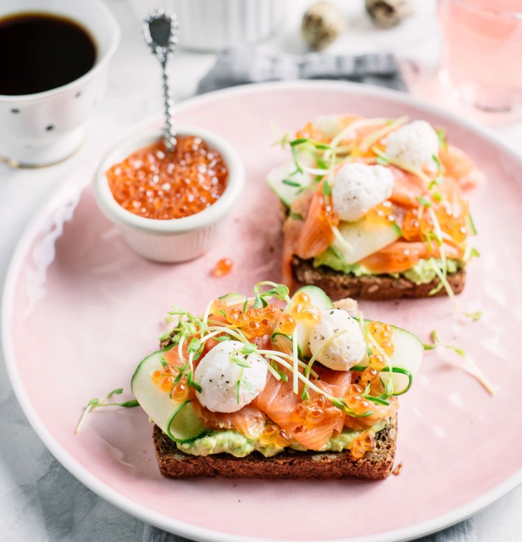 recept na údený losos z francúzskeho toastu