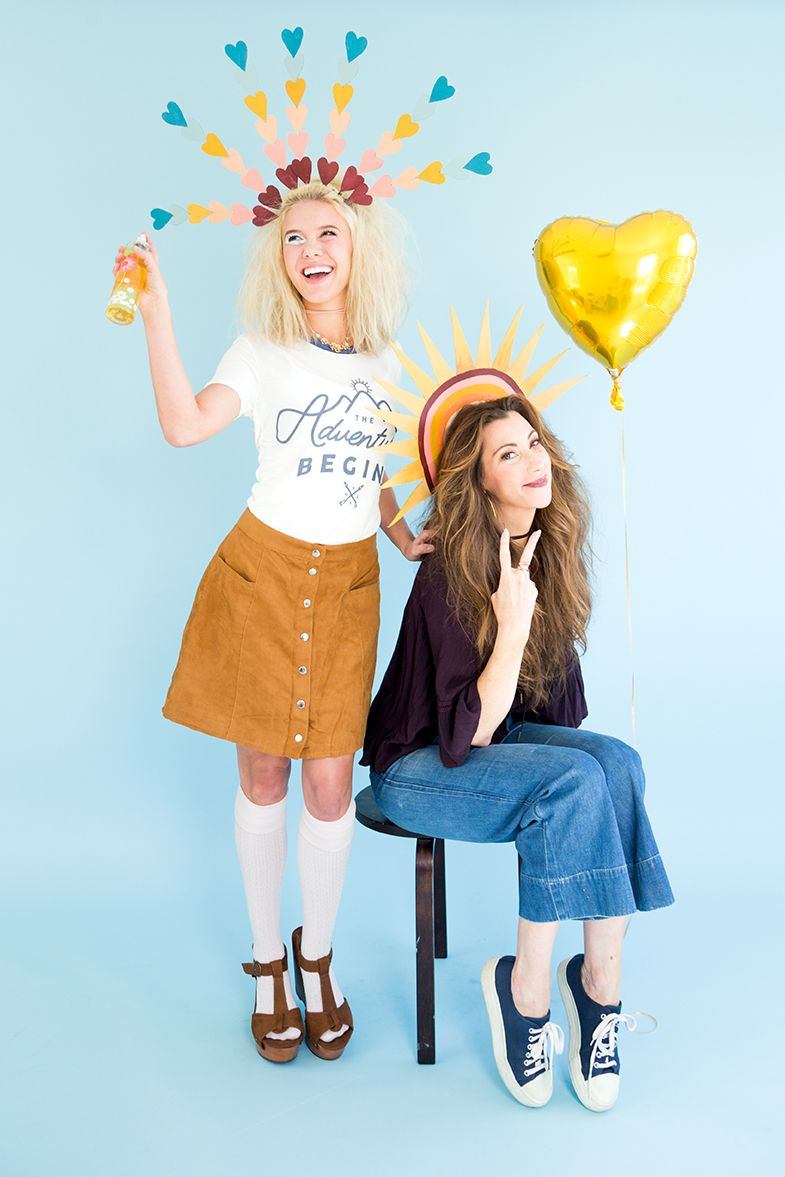 DIY kostým priateľky Halloween jednoduchý návod na karnevalové líčenie rýchly