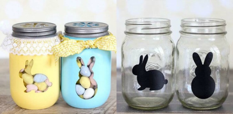 jarné dekorácie-2017-urob si sám-veľkonočné zajačiky-tégliky