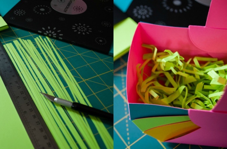 jarná dekorácia-2017-urob si sám-umenie-trávnik-slamený papier