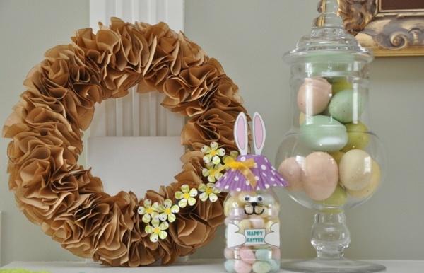 Cukrový krb Jarné zdobenie sladkých nápadov veľkonočných vajíčok