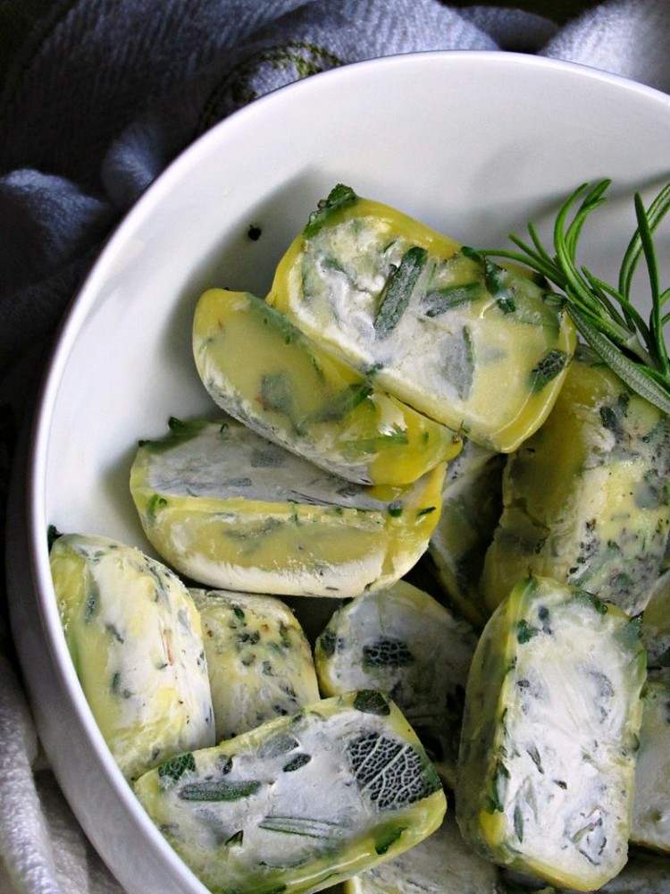 Kocky byliniek mrazené na varenie