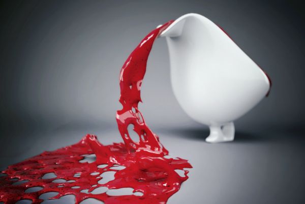 Dizajnová stolička Wamhouse-cup porcelánový vzhľad