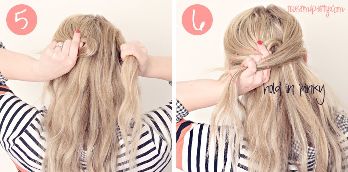 účes-keltský uzol-návod-kravata-vlasová linka