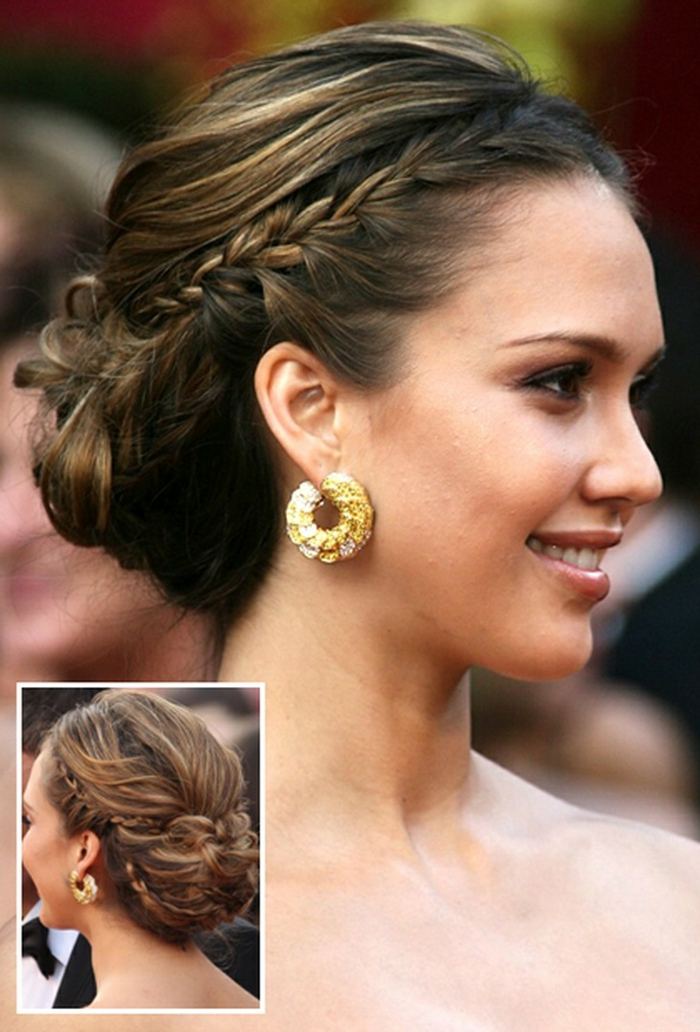 Variácie s copom na zopnuté vlasy Bun-with-cop-as-a-hairband