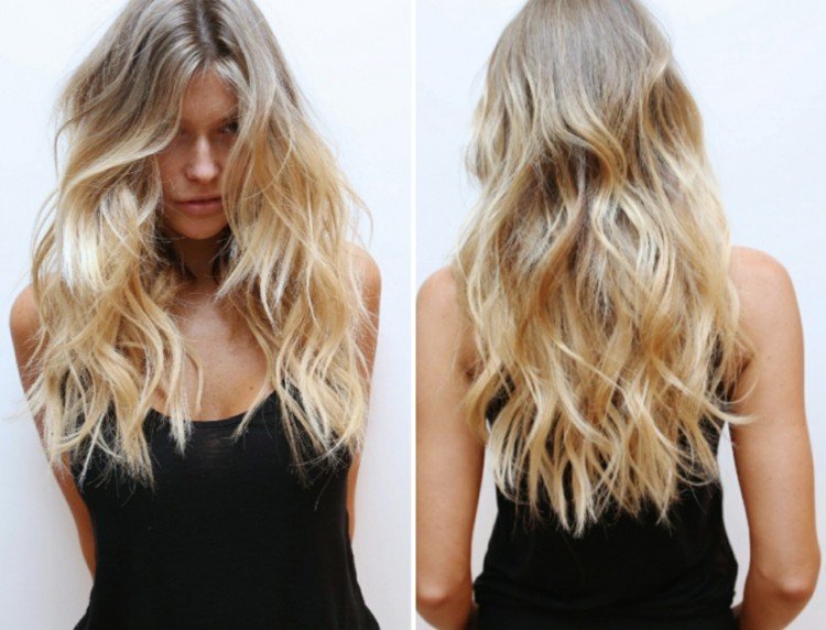 Tipy na styling pre dlhé vlasy - vlny blond dlhé vlasy vlnky účes