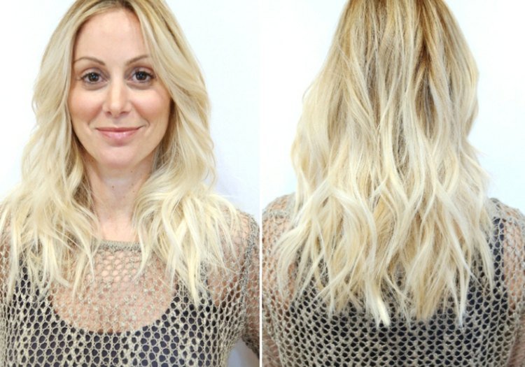 Blond vlasy - štýlový nápad pre moderný účes nápady na účesy pre blond vlasy stredne dlhé