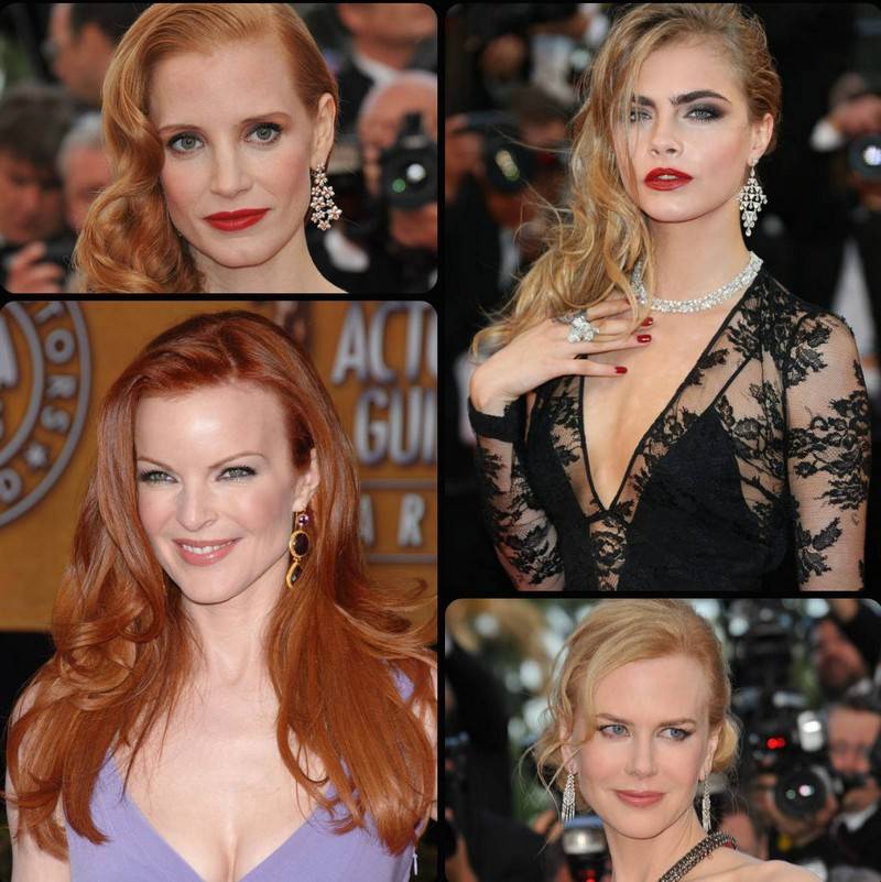 Účesy-jeseň-2015-ryšavé-farba-odtieňov-nuansy-med-zlato-bronz