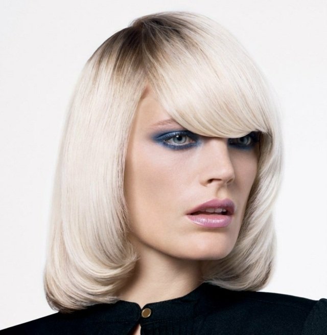 Účes blond vlasy pramene tipy pre moderný styling