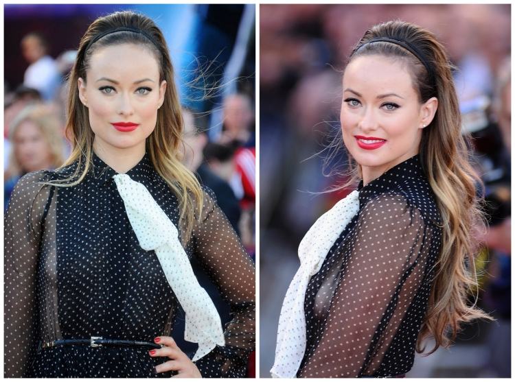 Účes do vlasov na dlhé otvorené vlasy účesy-čelenka-nápady-olivia-wilde-otvorené-vlasy